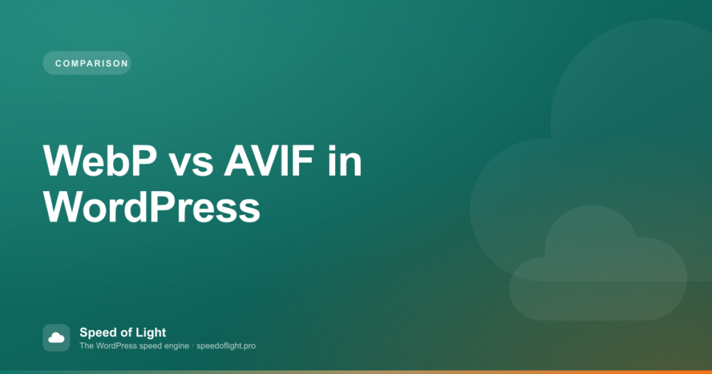 WebP vs AVIF: The Best Image Format for WordPress in 2026